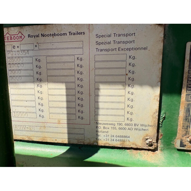 1993 Nooteboom ASD-28-47620020