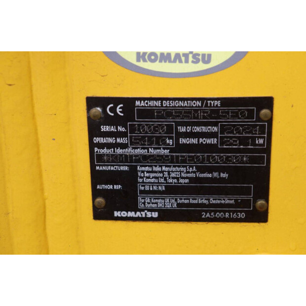 2024 كوماتسو PC55MR-5E0-47622270