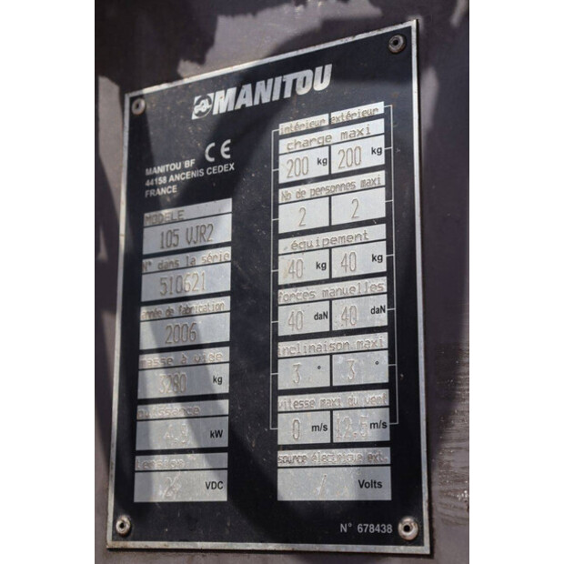 2006 Manitou 105 VJR2-47624370