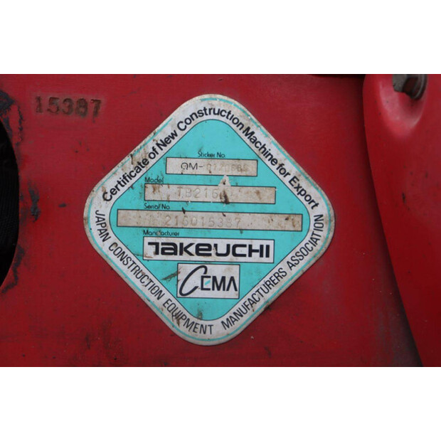 2020 TAKEUCHI TB216-47624431