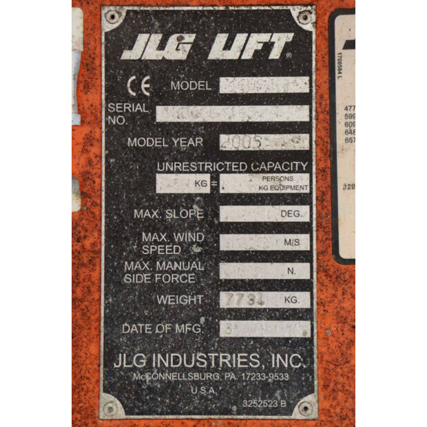 2005 JLG 460SJ-47625474