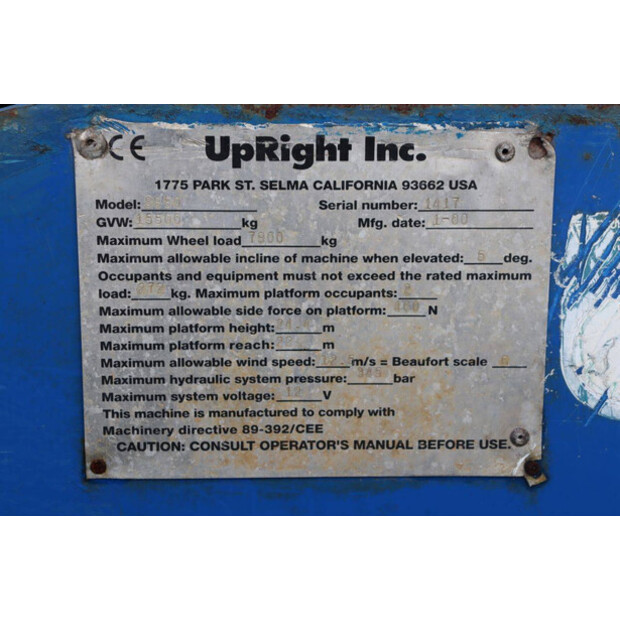 UPRIGHT SB80-47625723
