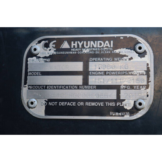 2016 Hyundai HW140A-47626051