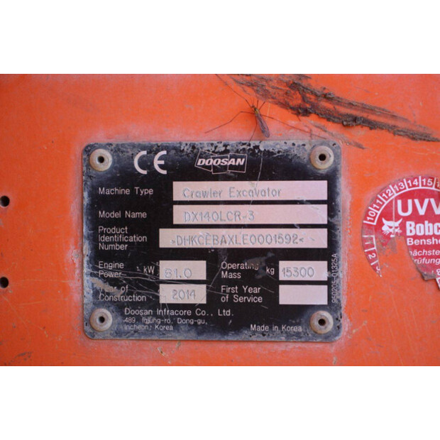 2014 دووسان DX140LCR-3-47627702