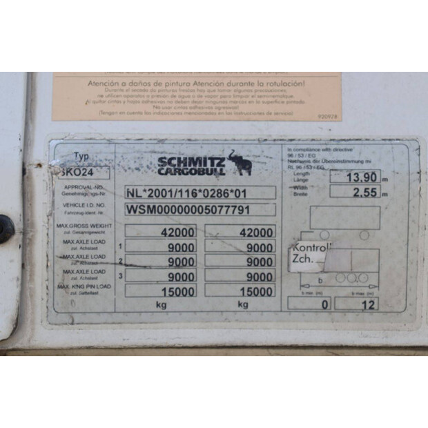 2011 Schmitz Cargobull SKO 24-47628578
