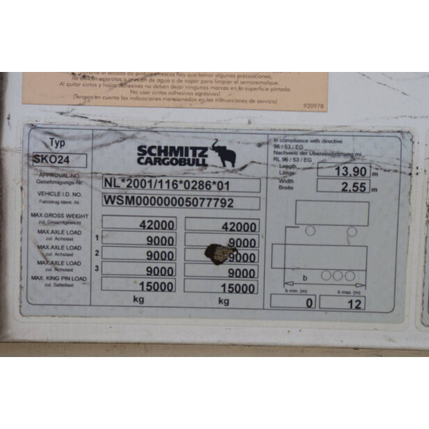 2011 Schmitz Cargobull SKO24-47628978
