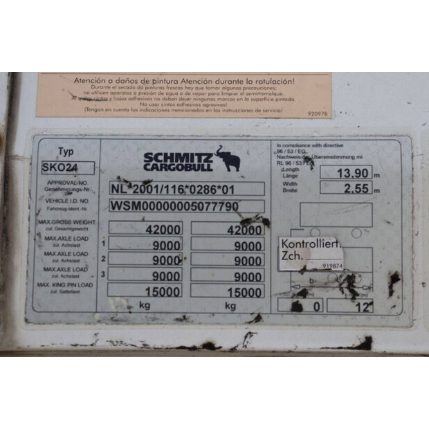 2011 Schmitz Cargobull SKO24-47629029
