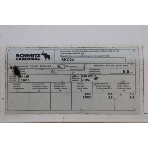 2011 Schmitz Cargobull SKO24-47629030