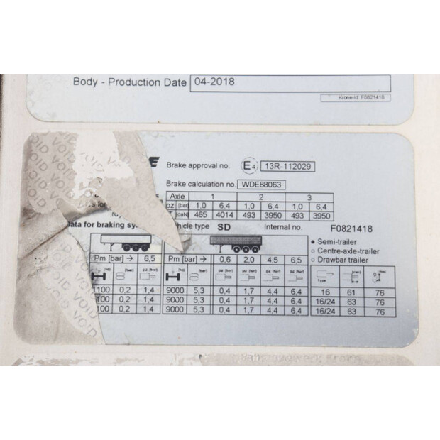 2018 Krone SD-47629477