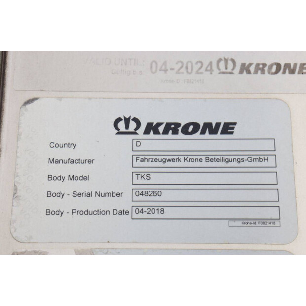 2018 Krone SD-47629478