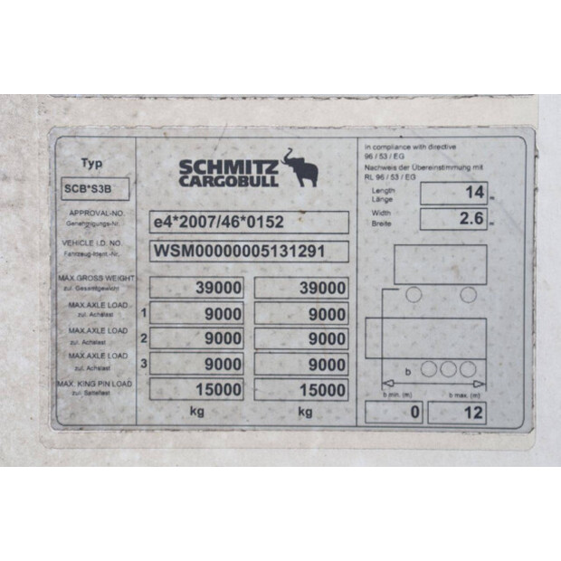 2014 Schmitz Cargobull SCB S3B-47630257