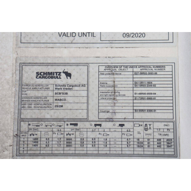 2014 Schmitz Cargobull SCB S3B-47630258