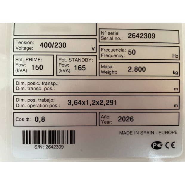 2026 Deutz TCD6.1L6-SV-47650011