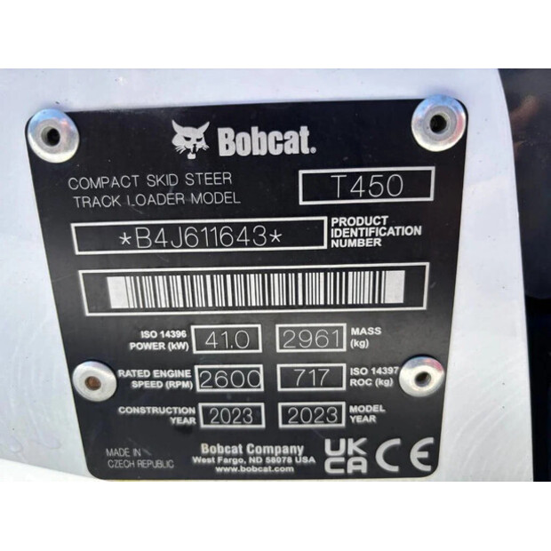 2023 BOBCAT T450-47682421