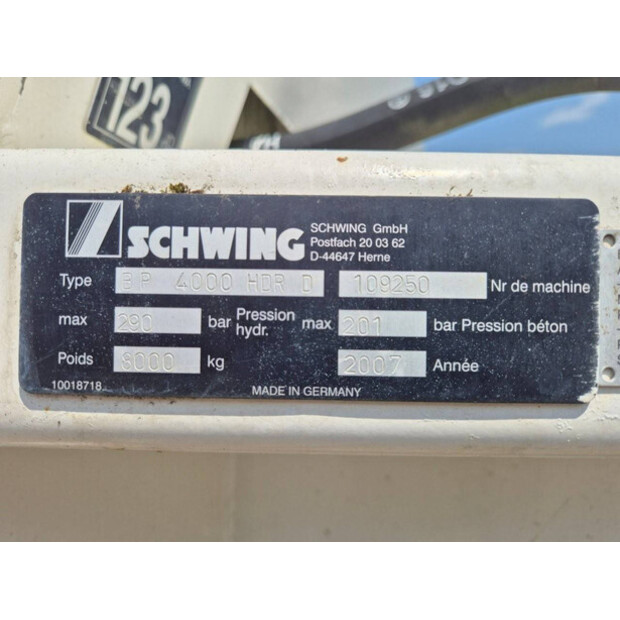 2007 Schwing-Stetter BP4000HDR-47696583