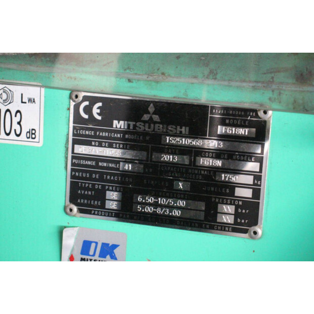 2013 MITSUBISHI FG18NT-47734742