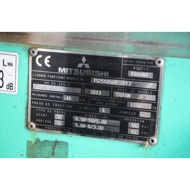 2013 MITSUBISHI FG18NT-47734776