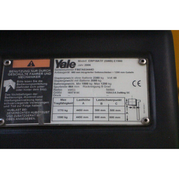 2006 Yale ERP18ATF-47736083
