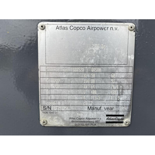2014 Atlas-Copco QAS 80-47739631