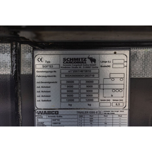 2014 Schmitz Cargobull SGF-S3- 32 M3-47741427