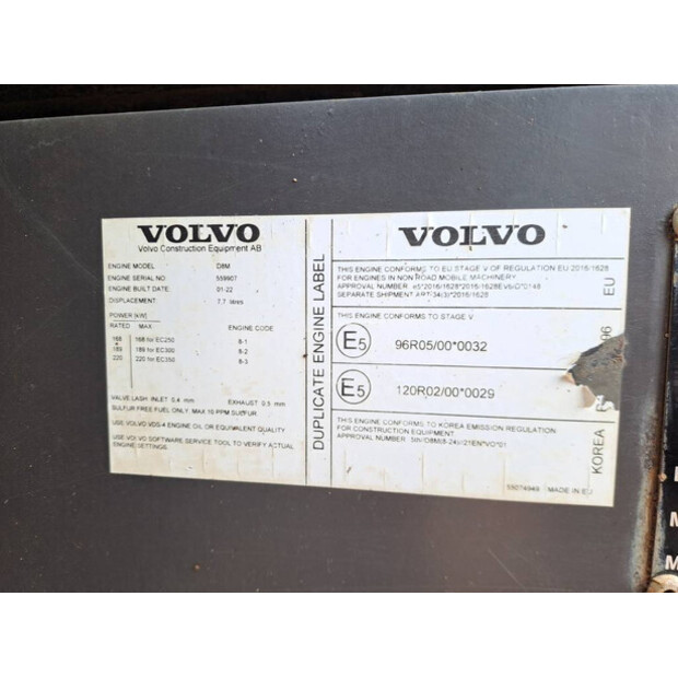 2022 Volvo EC350EL-47758842