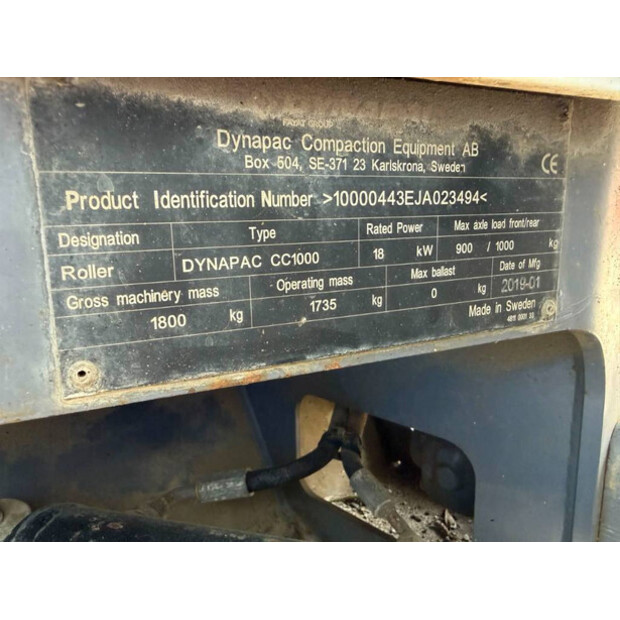 2019 DYNAPAC CC1000-47761412