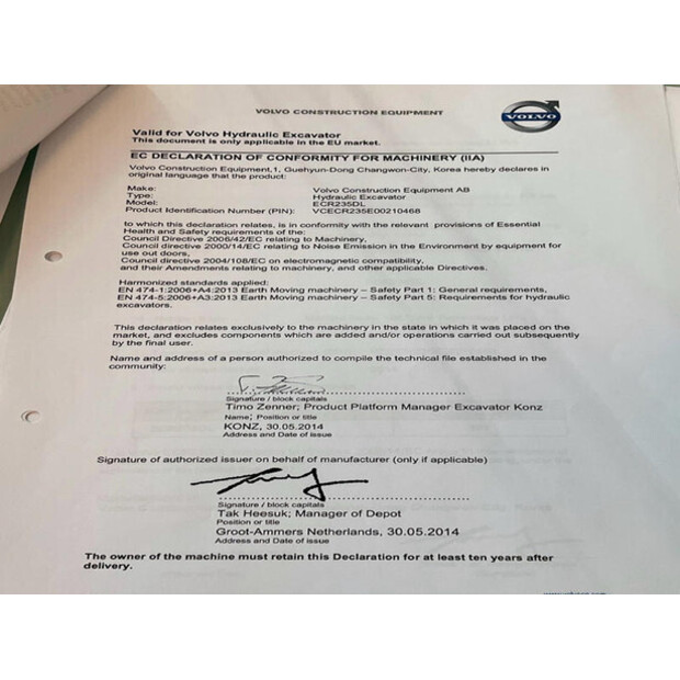 2014 Volvo ECR 235 DL-47761859