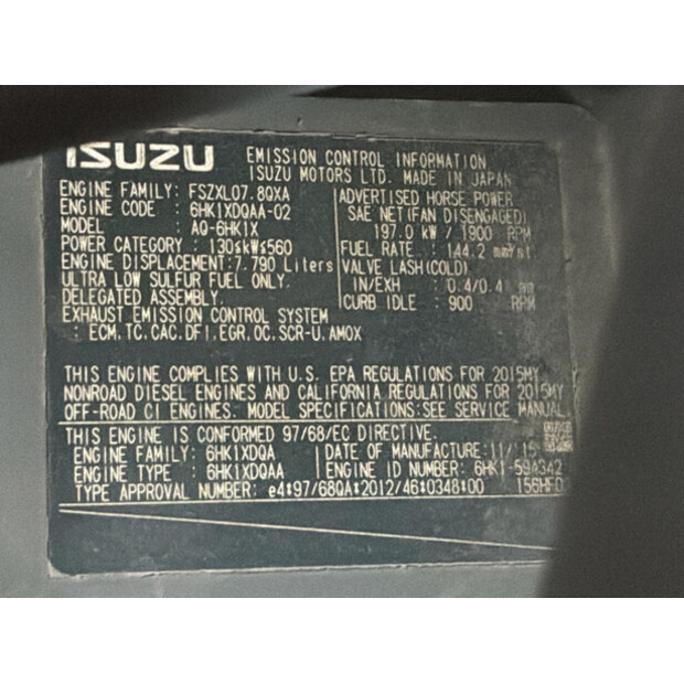2017 Hitachi ZX300LC-6-47761915