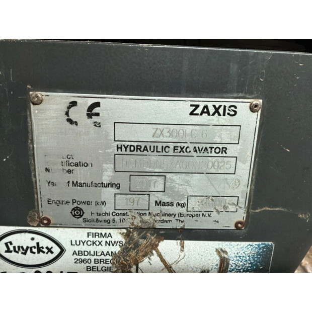 2017 Hitachi ZX300LC-6-47761927