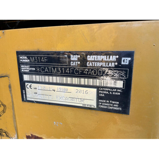 2016 Caterpillar M314F-47763274