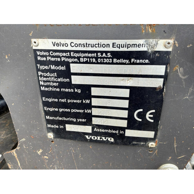 2021 Volvo ECR18E-47763397