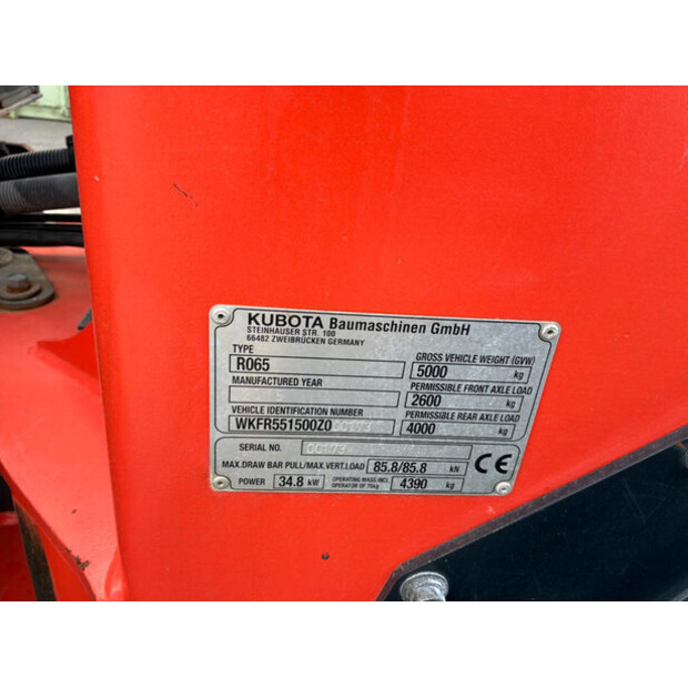 2015 KUBOTA R065-47763785