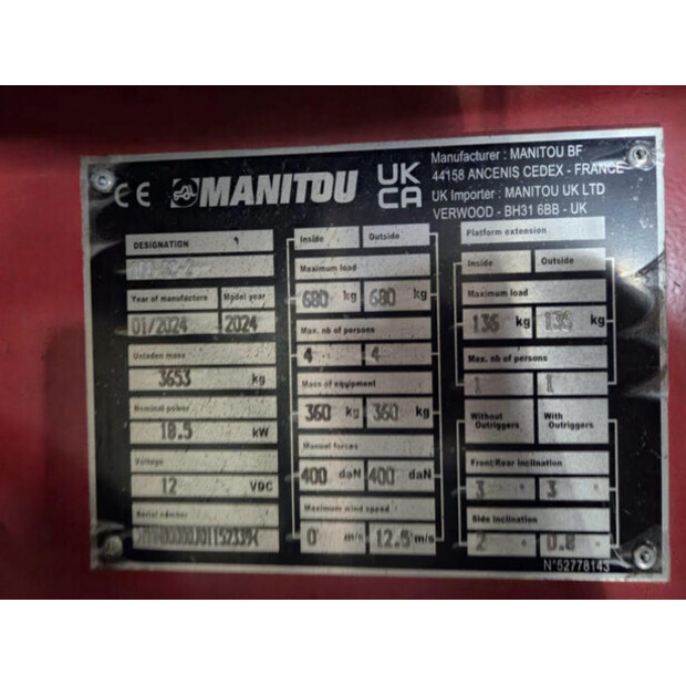 2024 Manitou 100 SC-47764296