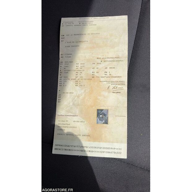 2012 Citroen BERLINGO-47778337