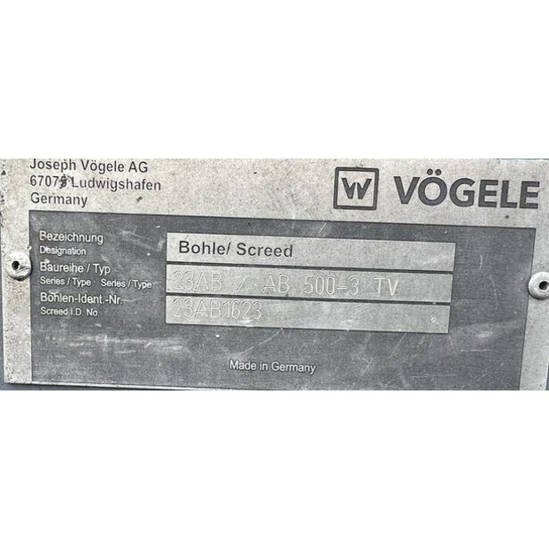2016 VOGELE SUPER 1800-3I-47781386