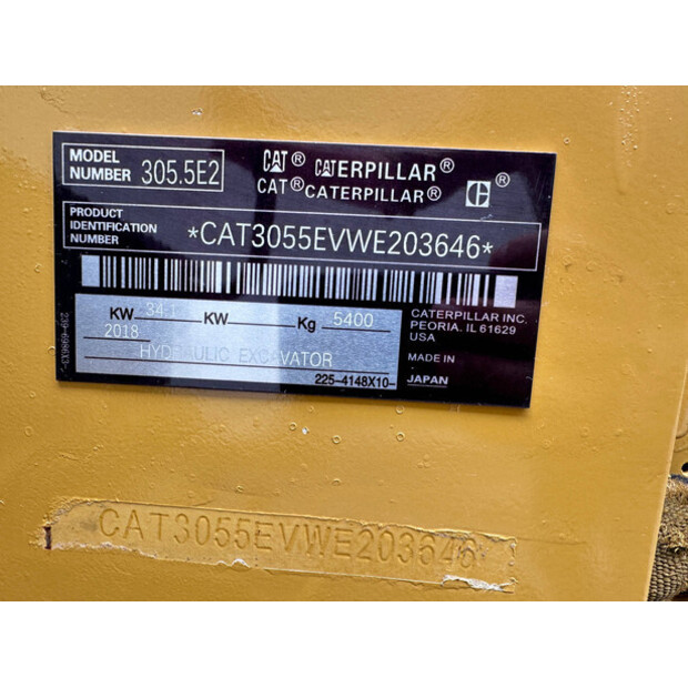 2018 Caterpillar 305.5E2-47782142