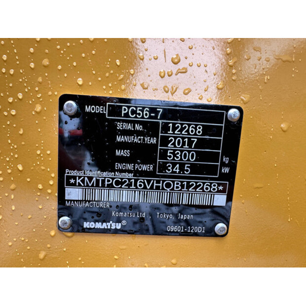 2017 Komatsu PC56-7-47782258