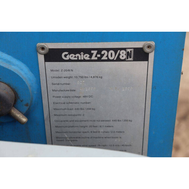 1998 Genie Z-20/8 N-47783759