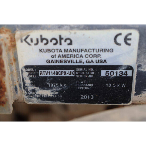 2013 KUBOTA RTV1140CPX-47786854