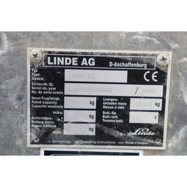 2000 Linde H60D-02-47786911