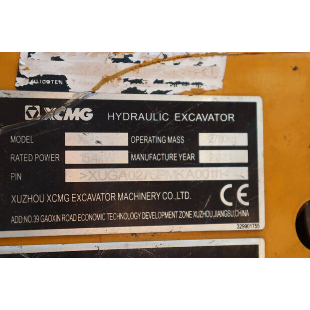 2021 XCMG XE27E-47787137