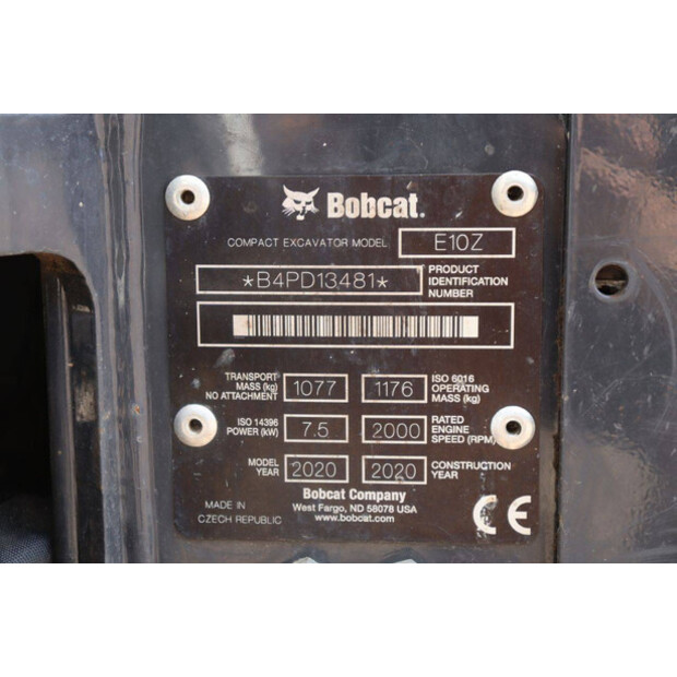 2020 BOBCAT E10Z-47787197