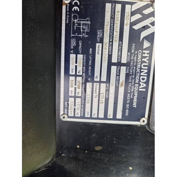 2019 Hyundai 25D-9-47788544