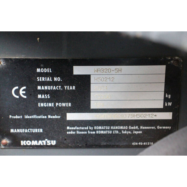 2004 Komatsu WA320-5H-47789366