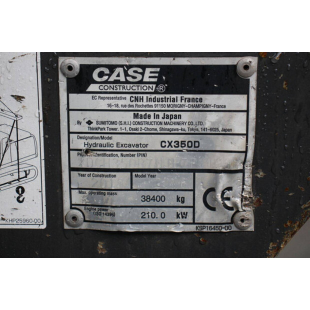 2018 CASE CX350D-47789399