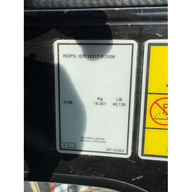 2015 Caterpillar 314ELCR-47790935