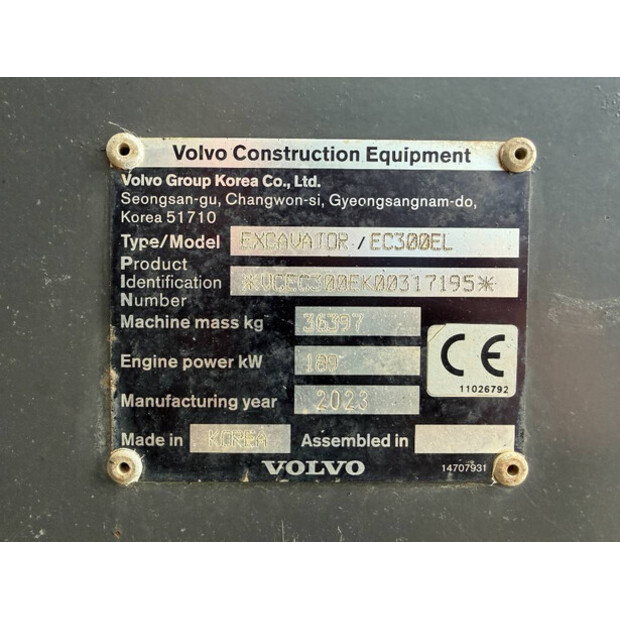 2023 فولفو EC300EL-47793096