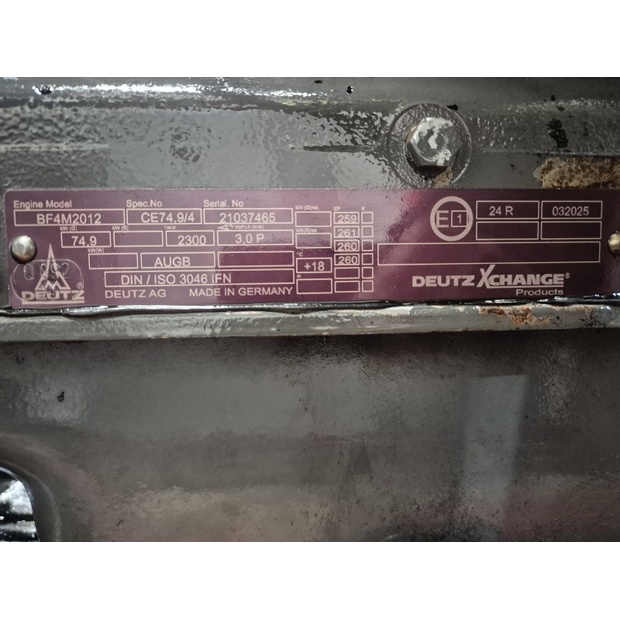 Deutz Engine (Plant) BF4M2012-47801914