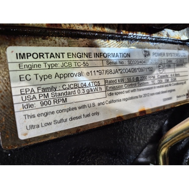 JCB Engine (Plant) 444 TC-55-47802225