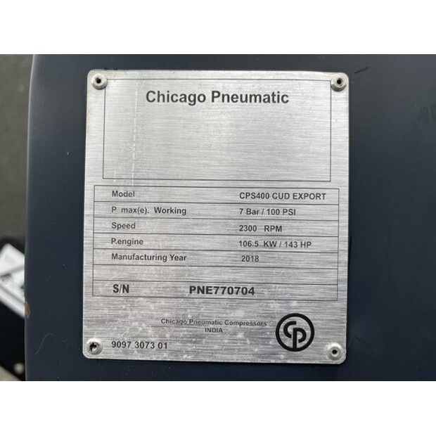 2018 CHICAGO PNEUMATIC CPS400-47815130